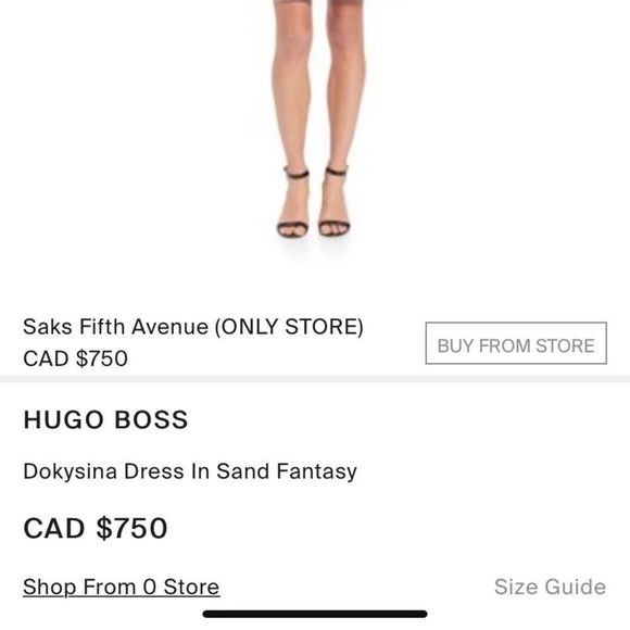 Hugo Boss Abstract Floral Sheath Dress - Picture 11 of 11